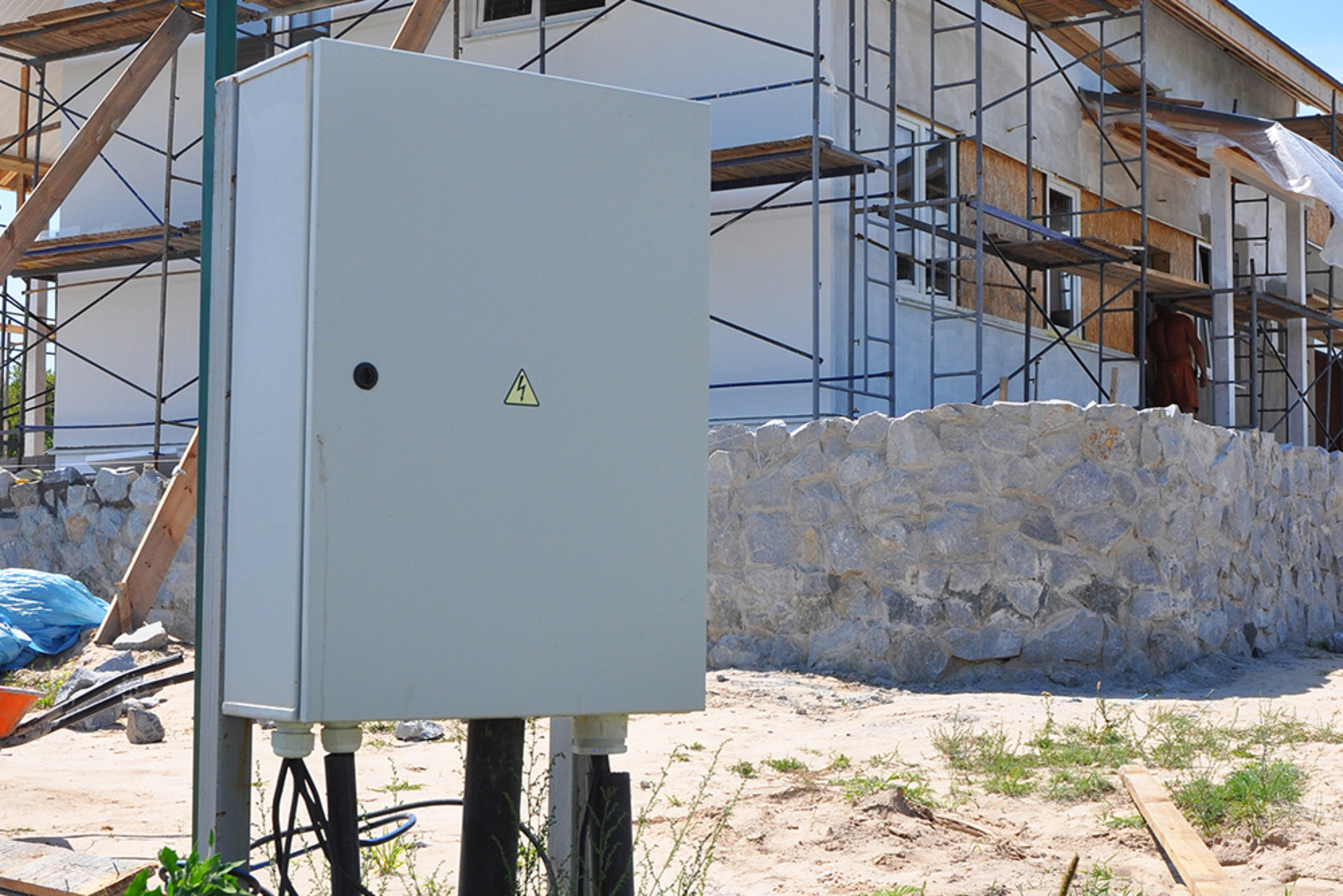 Baustrom bei Norbert Hajdu in Windberg